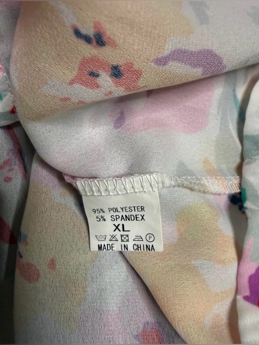 ✨ Dreamy Cottagecore Floral Blouse | Romantic Tie Neck Top | XL - Picture 4 of 4